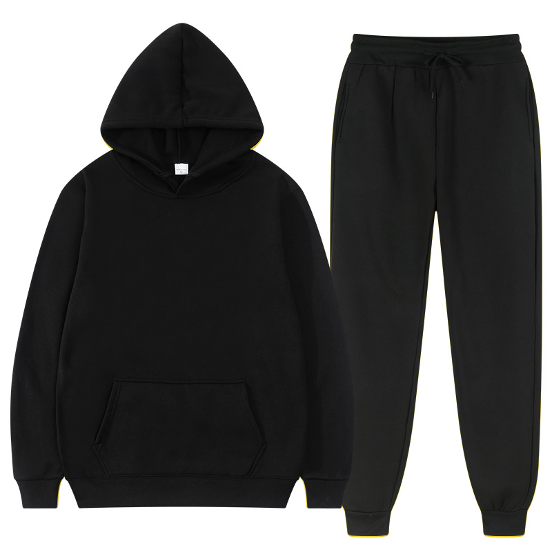 Men'S Fashion Brands - Winter Hoodie Sets Men Fashion Fleece