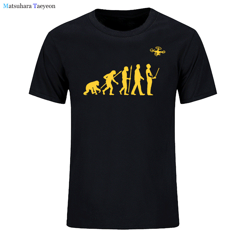 Men'S Fashion Evolution - Quadcopter T-Shirt Funny Drone Shirt Evolution
