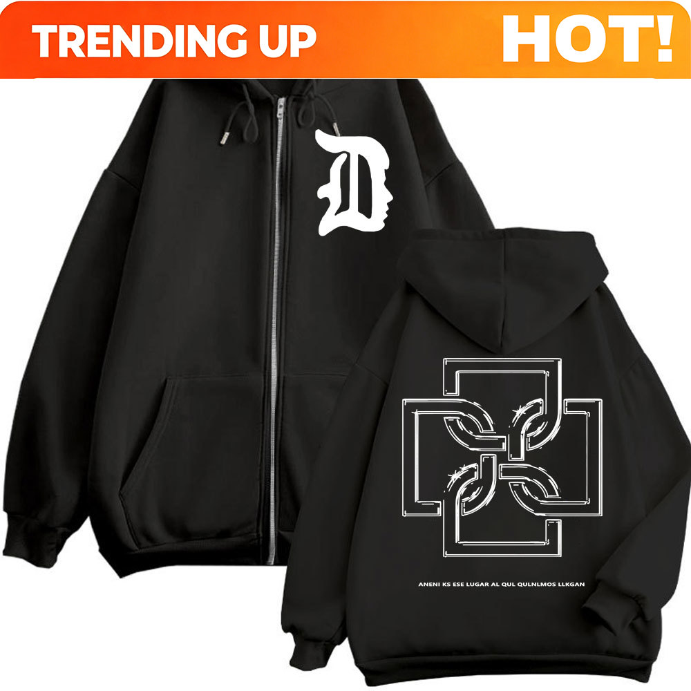 Mens Fashion Zip Up Hoodies - Customization Rapper Duki Logo Graphic Zipper