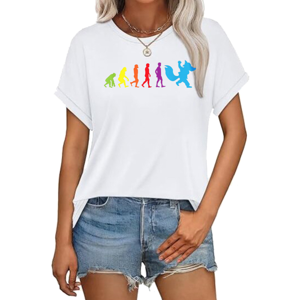 Men'S Fashion Evolution - Furry Evolution Graphic Printed Furries Women