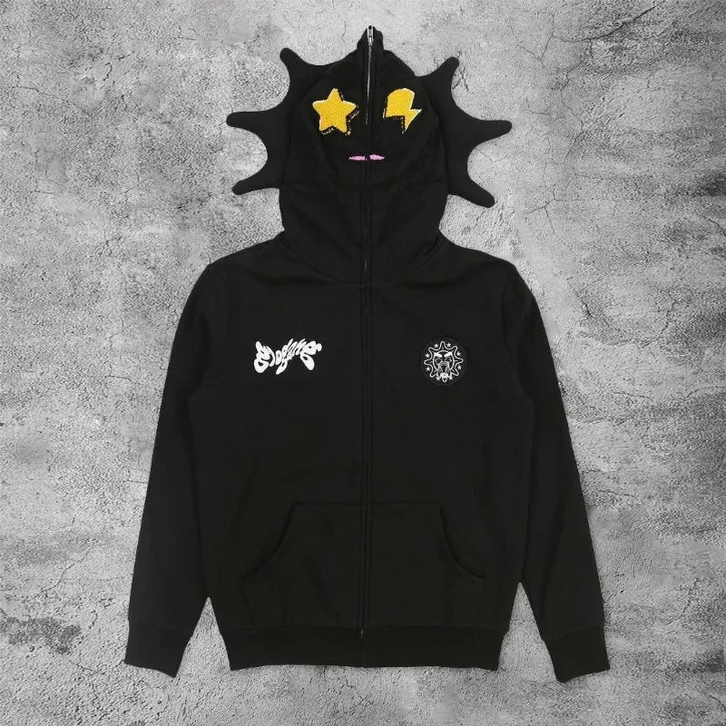 Women Men Y2K Fashion Hoodie L - Mens Fashion Zip Up Hoodies review and price