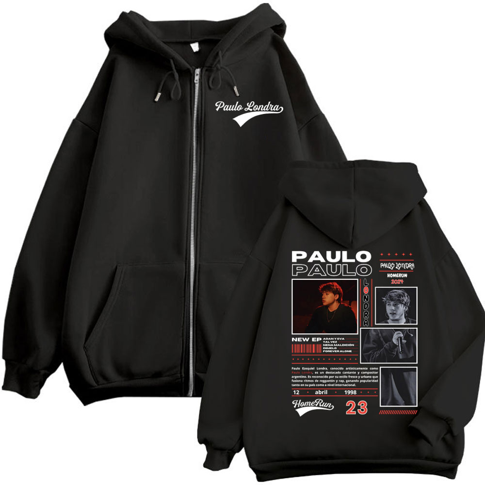 Rapper Paulo Londra Homerun Al - Mens Fashion Zip Up Hoodies review and price