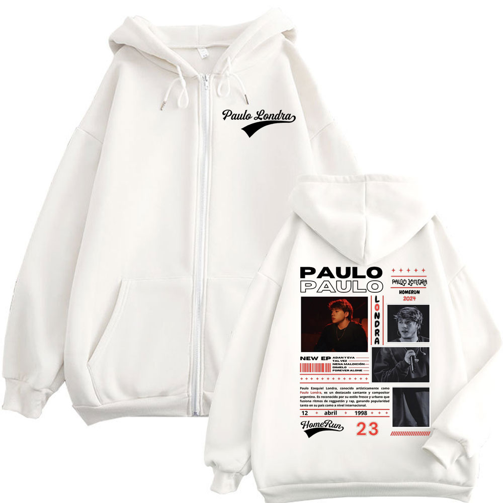 Rapper Paulo Londra Homerun Al - Mens Fashion Zip Up Hoodies review and price