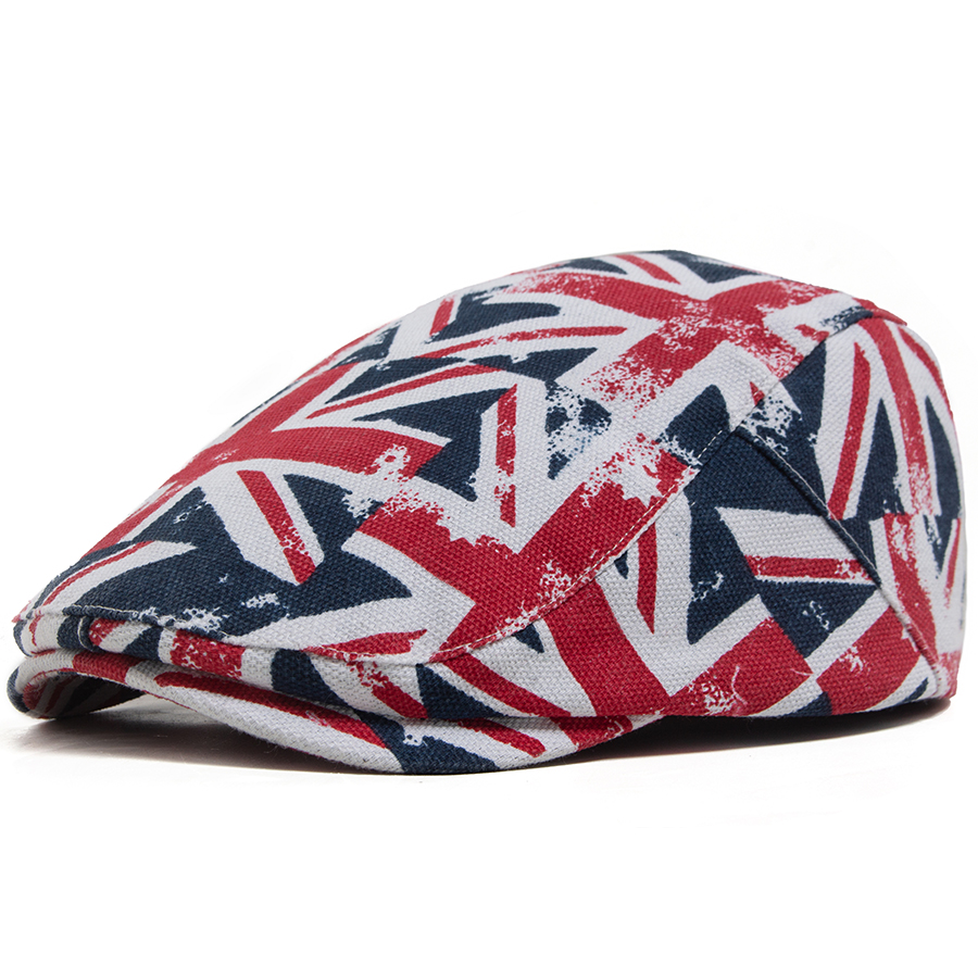 New Union Jack Print Flat Cap  - Men'S Fashion Gq review and price