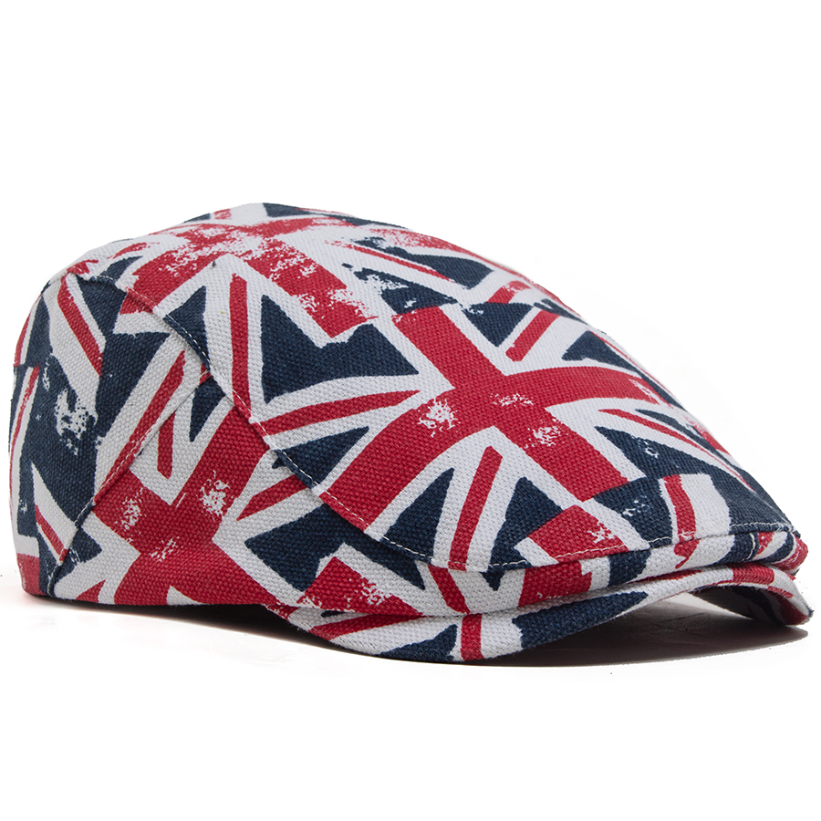 New Union Jack Print Flat Cap  - Men'S Fashion Gq review and price