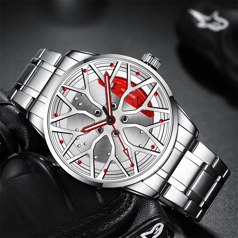 Fashion Mens Car Wheel Watches - Men'S Fashion Hub review and price