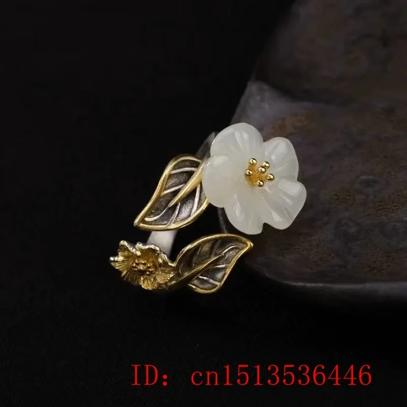 925 Silver White Hetian Jade F - Men'S Fashion Rings review and price