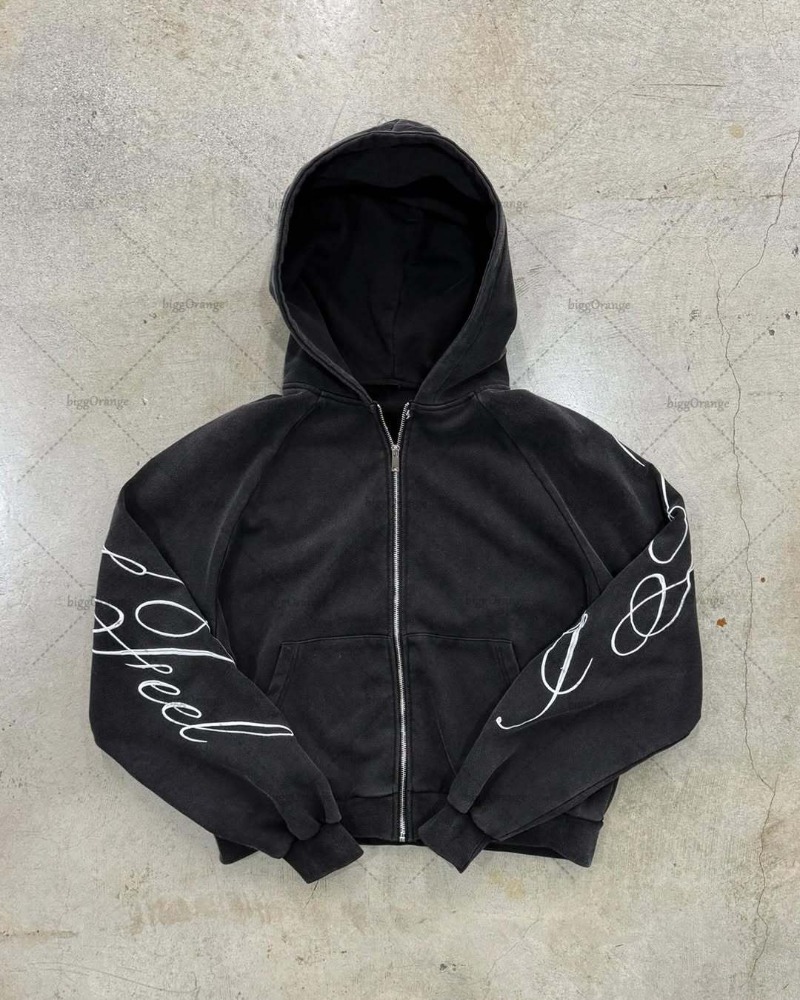 Y2K harajuku Gothic Letter Pri - Mens Fashion Zip Up Hoodies review and price