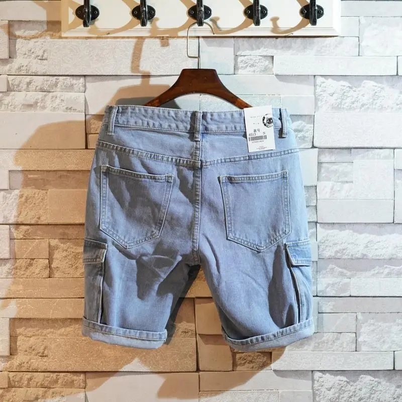Loose Straight Short Jeans Pan - Men'S Fashion Jeans review and price