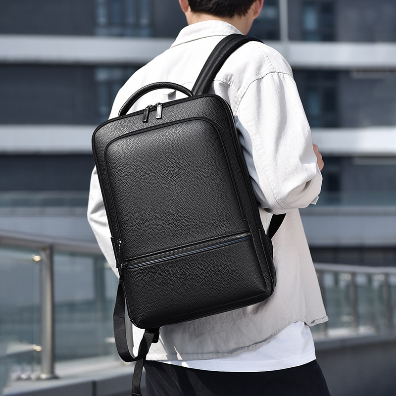 PU Leather Men's Backpack USB  - Mens Fashion Blog review and price