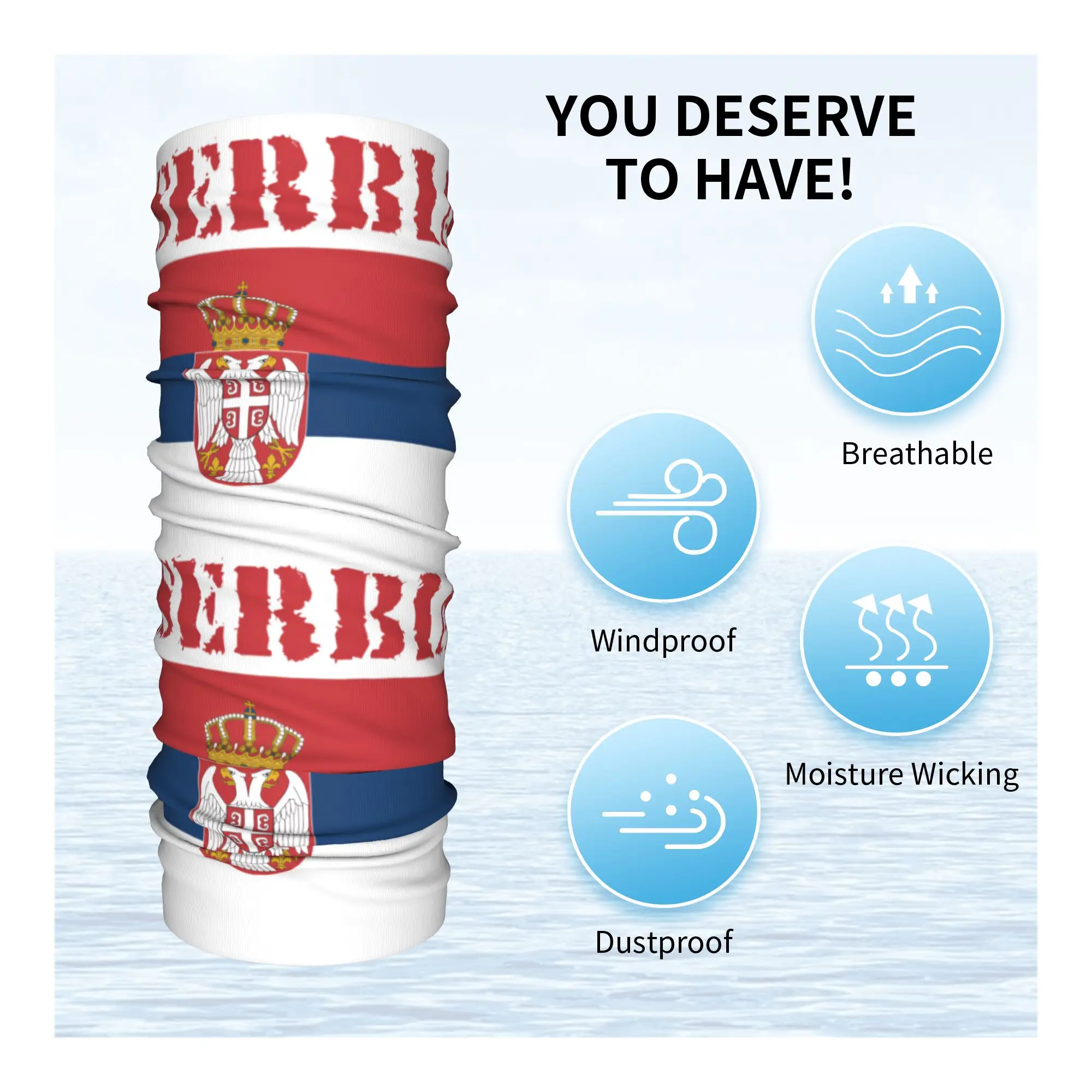 New Serbia Flag Bandana Neck G - Men'S Fashion Rings review and price
