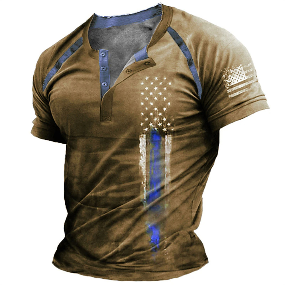 Funny 3D American Flag Print M - Mens Fashion Clothes review and price