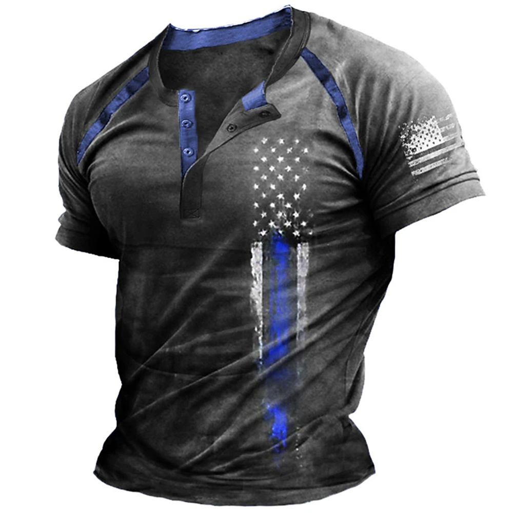 Funny 3D American Flag Print M - Mens Fashion Clothes review and price