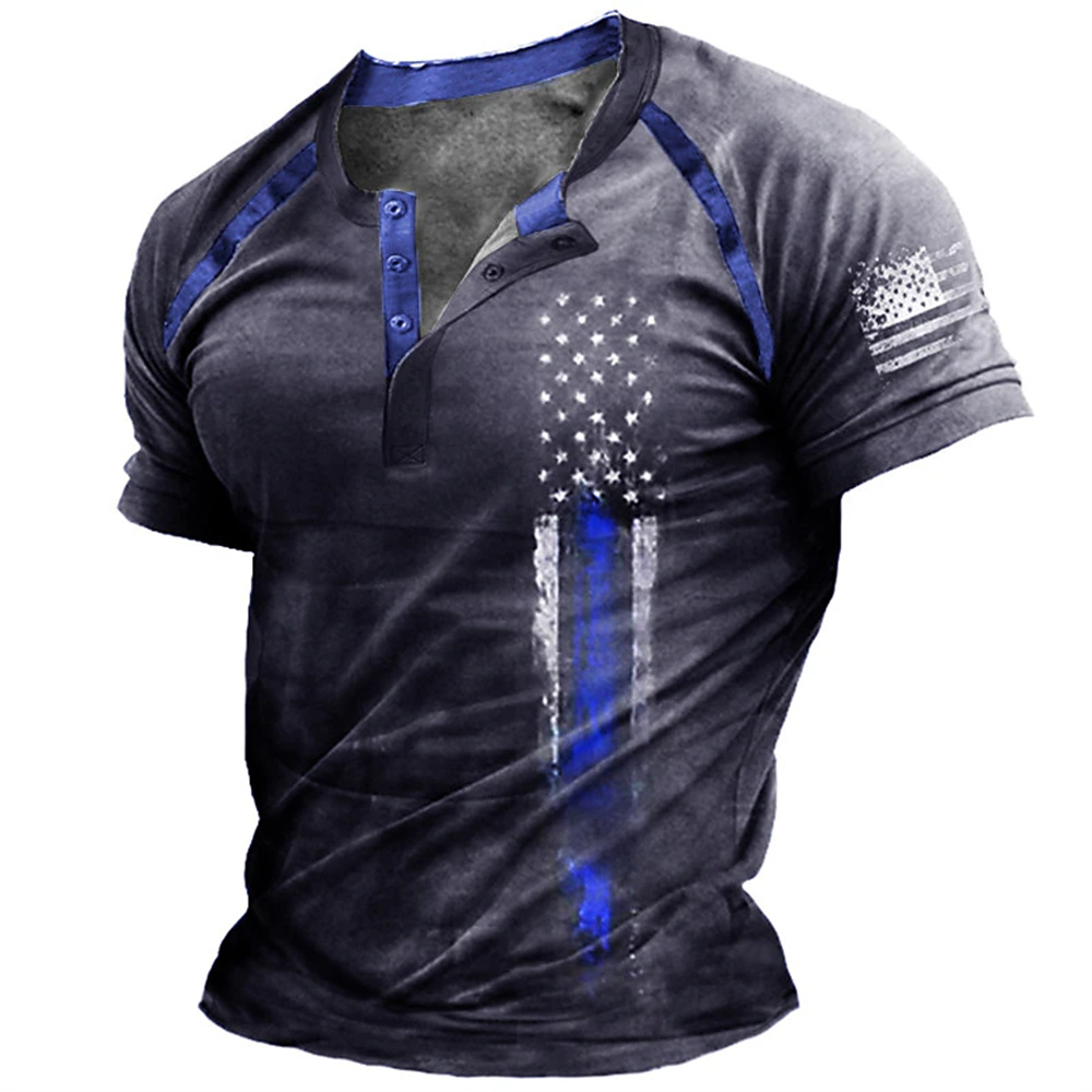 Funny 3D American Flag Print M - Mens Fashion Clothes review and price