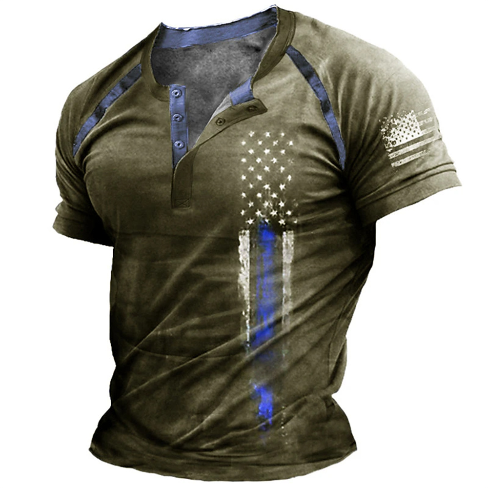 Funny 3D American Flag Print M - Mens Fashion Clothes review and price