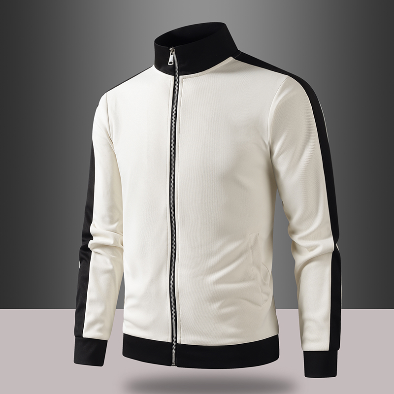 Autumn Men Color Block Stand C - Mens Fashion Baseball Jersey review and price