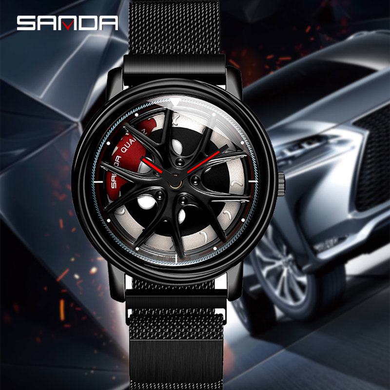 Men Watch Car Wheel Rim Hub Di - Men'S Fashion Hub review and price