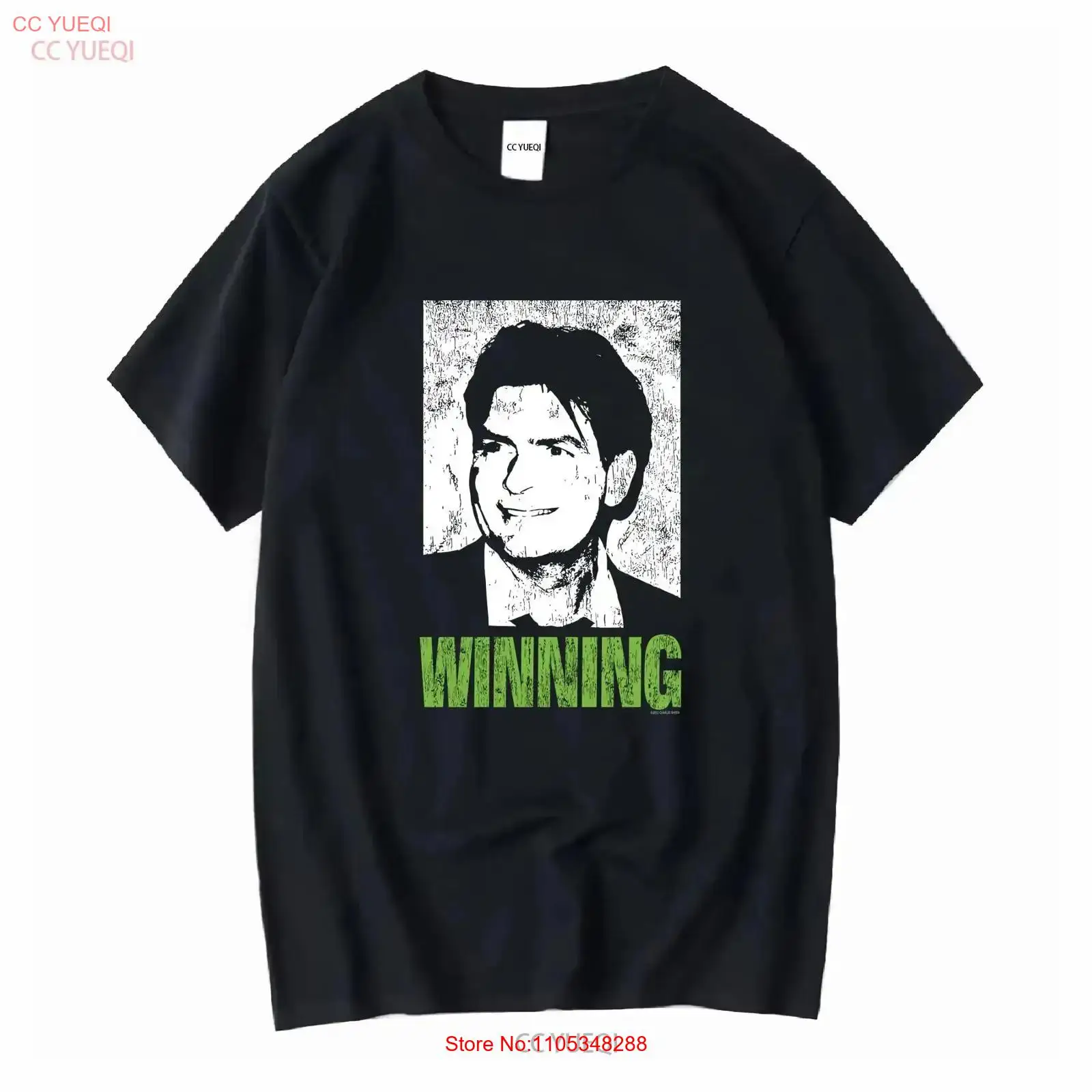 Y2K Charlie Sheen Winning T Sh - Mens Fashion In The 2000S review and price