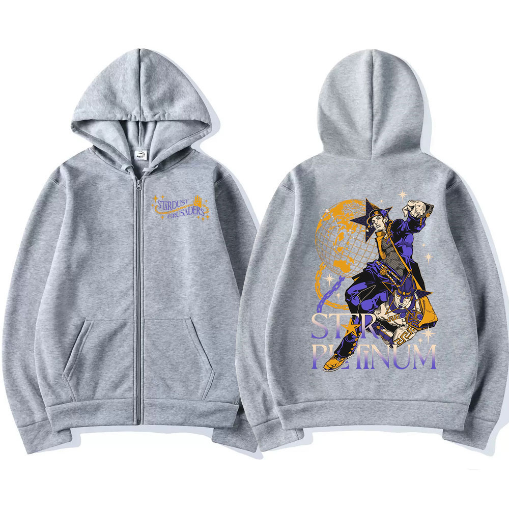 Anime Jojo Bizarre Adventure Z - Mens Fashion Zip Up Hoodies review and price