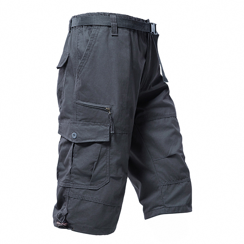Men's Cotton 3/4 Pants Loose P - Men'S Fashion Trousers review and price