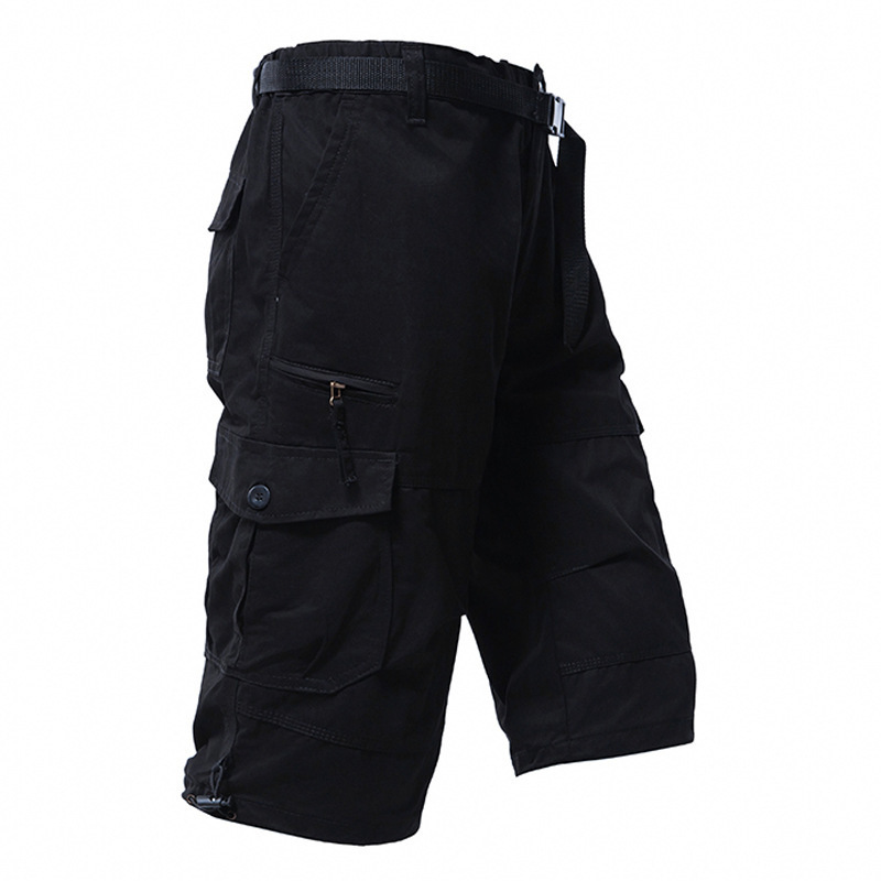 Men's Cotton 3/4 Pants Loose P - Men'S Fashion Trousers review and price