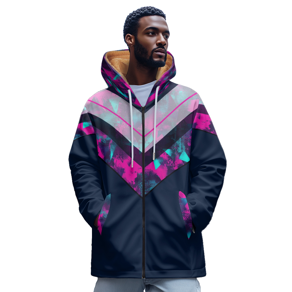 Luxury Flower 3D Printed Patte - Mens Fashion Zip Up Hoodies review and price