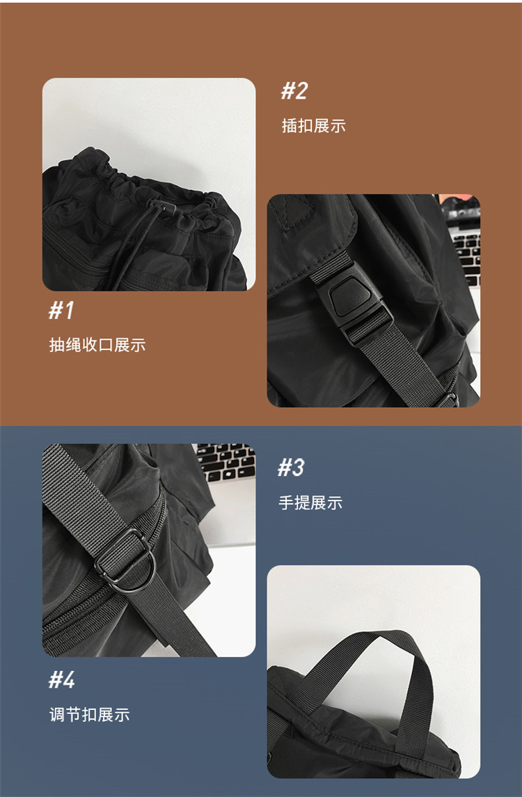 Black Nylon Waterproof Backpac - Mens Fashion Blog review and price
