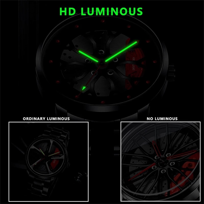 Fashion Mens Car Wheel Watches - Men'S Fashion Hub review and price