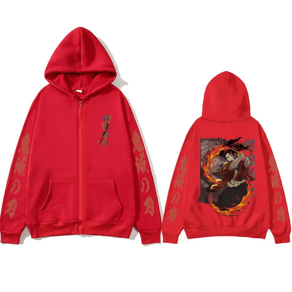 New Demon Slayer Tsugikuni Yor - Mens Fashion Zip Up Hoodies review and price