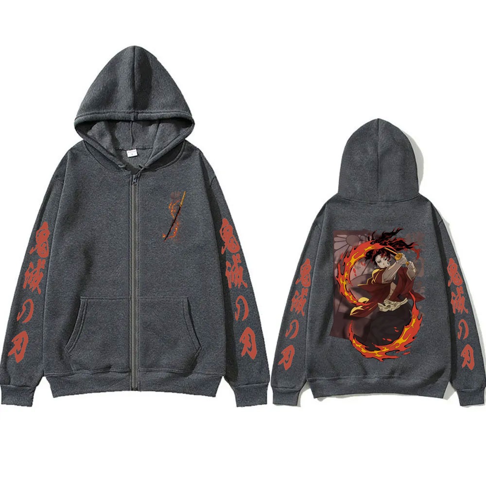 New Demon Slayer Tsugikuni Yor - Mens Fashion Zip Up Hoodies review and price