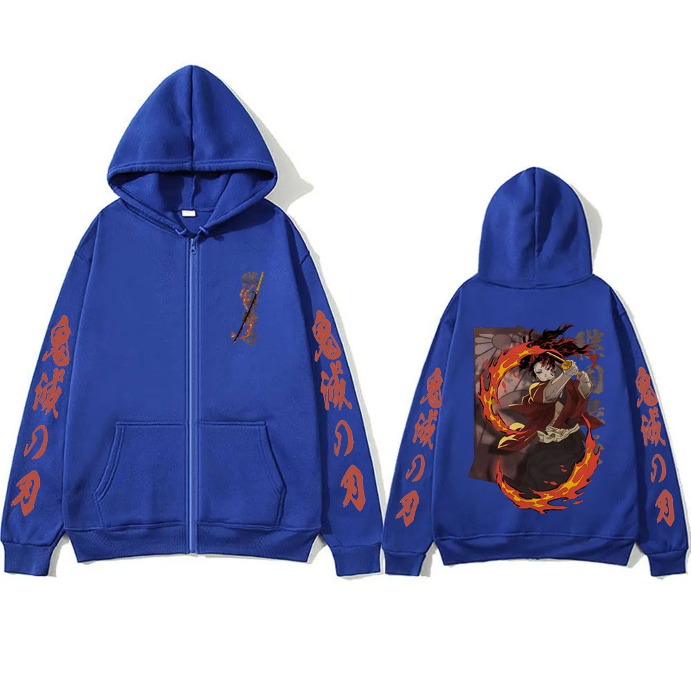 New Demon Slayer Tsugikuni Yor - Mens Fashion Zip Up Hoodies review and price