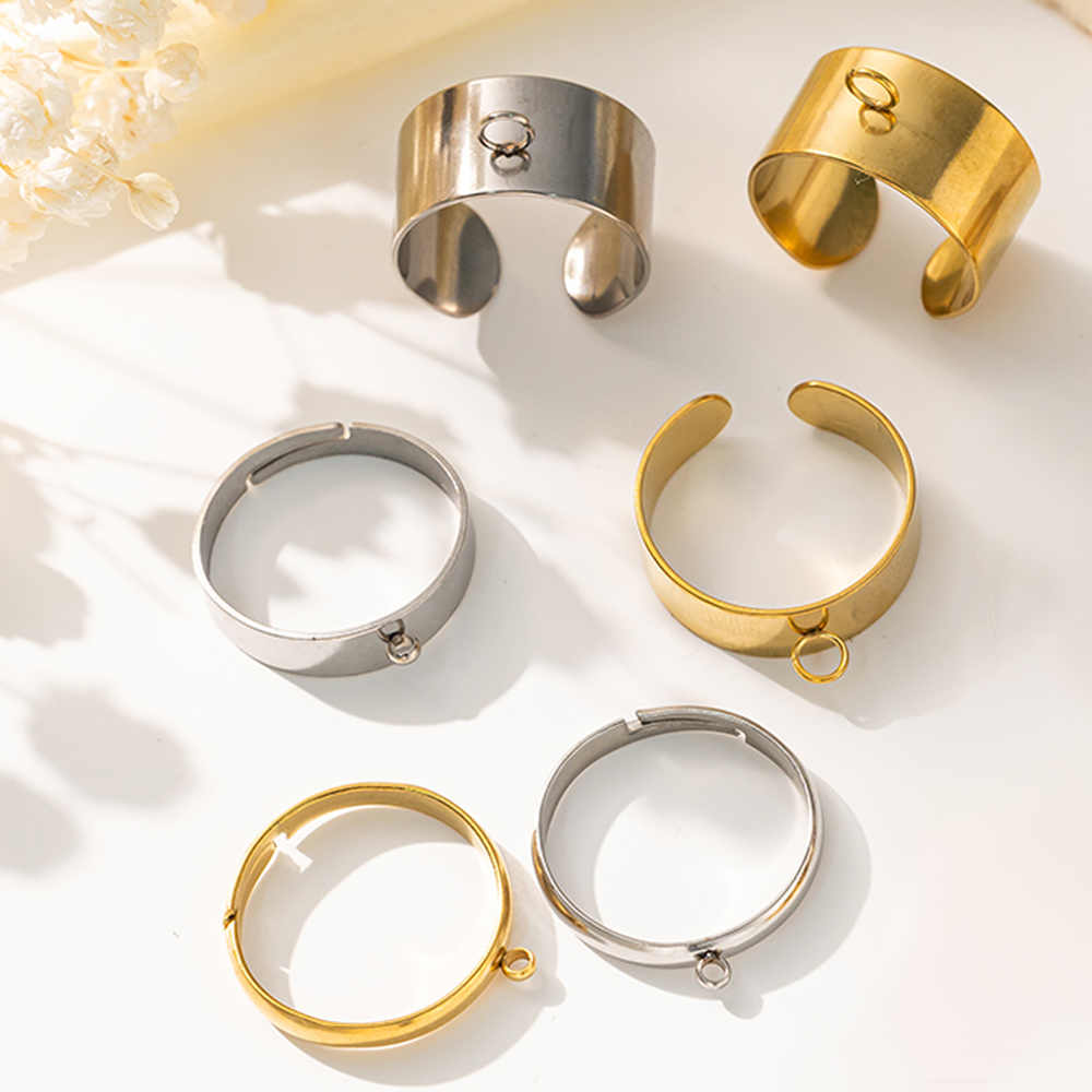 5pcs/Lot Stainless Steel Gold  - Men'S Fashion Rings review and price