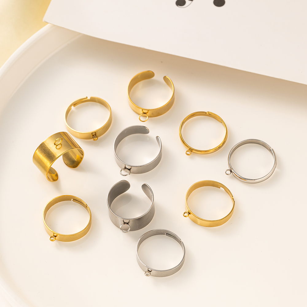 5pcs/Lot Stainless Steel Gold  - Men'S Fashion Rings review and price