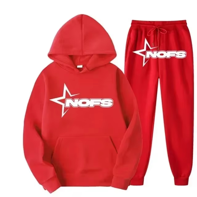 2026 Streetwear Men Hooded Swe - Track Suit Men review and price