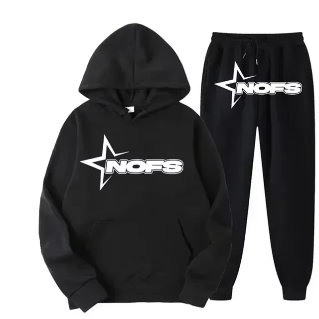 2026 Streetwear Men Hooded Swe - Track Suit Men review and price