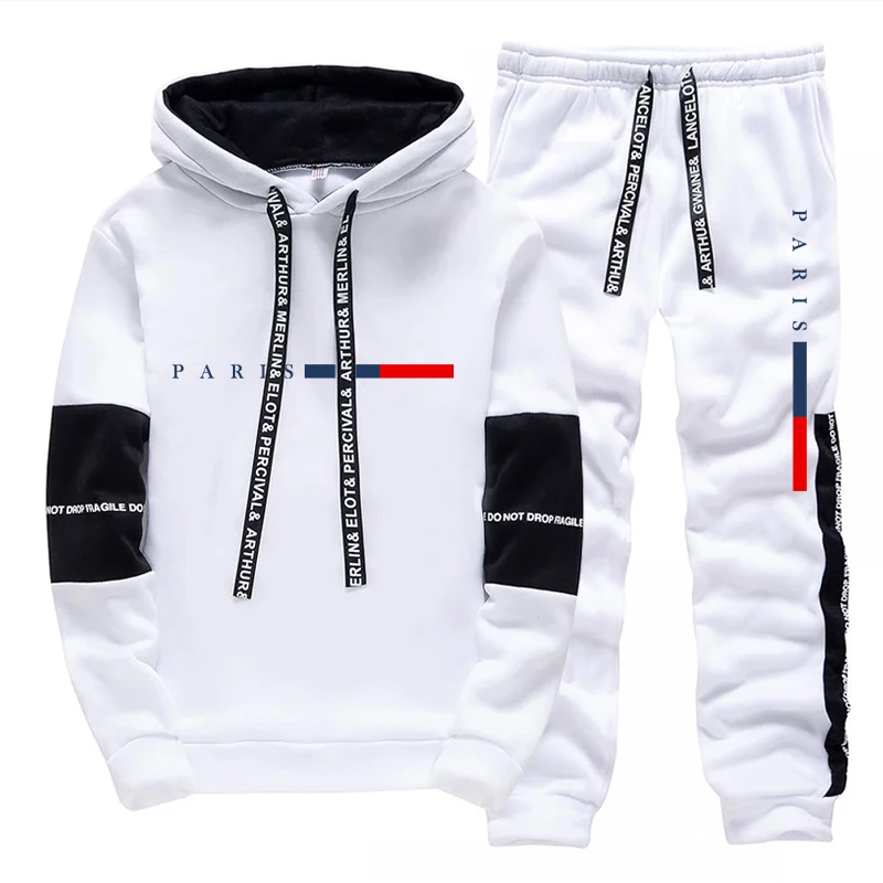 Men's Set/Hoodie/Pants Paris F - Men'S Fashion Trousers review and price