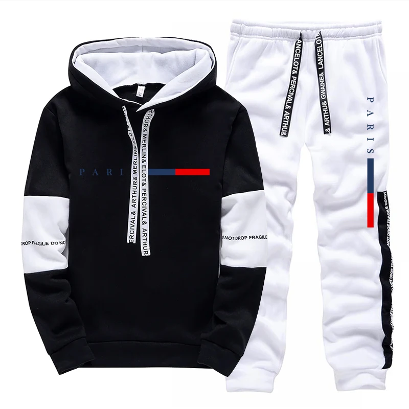 Men's Set/Hoodie/Pants Paris F - Men'S Fashion Trousers review and price