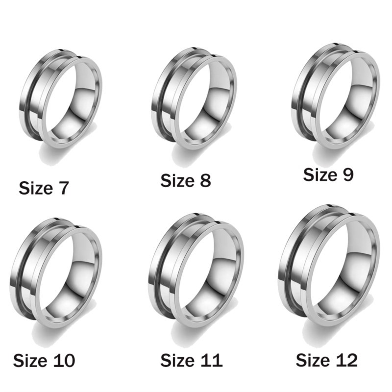 5pcs 7/8/9/10/11/12 Ring Core  - Men'S Fashion Rings review and price