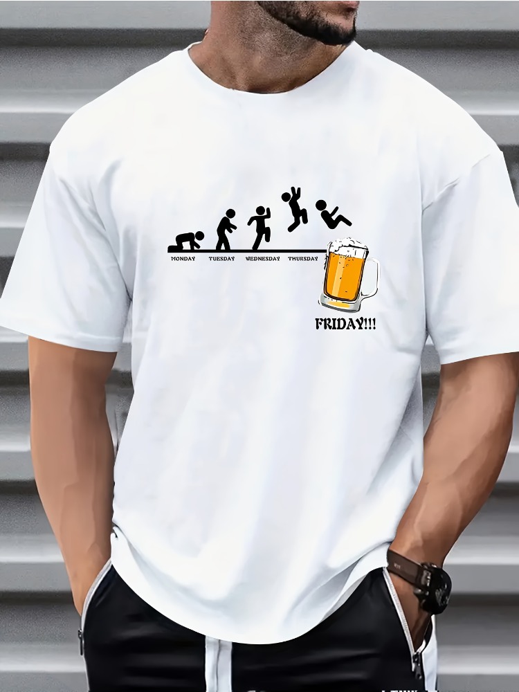 Mens Summer Crew Neck T Shirt  - Men'S Fashion Evolution review and price