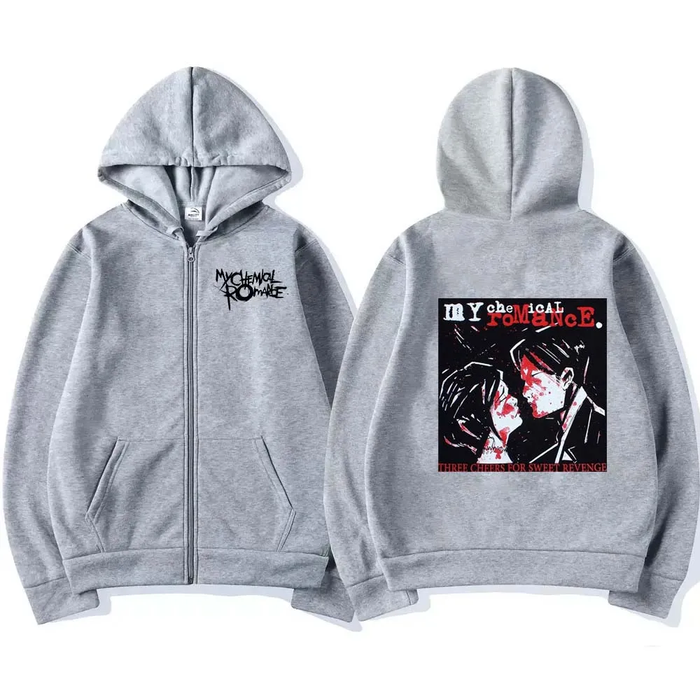 Rock Band My Chemical Romance  - Mens Fashion Zip Up Hoodies review and price