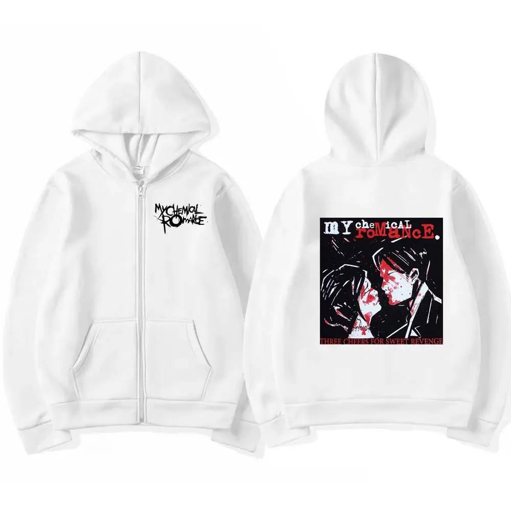 Rock Band My Chemical Romance  - Mens Fashion Zip Up Hoodies review and price