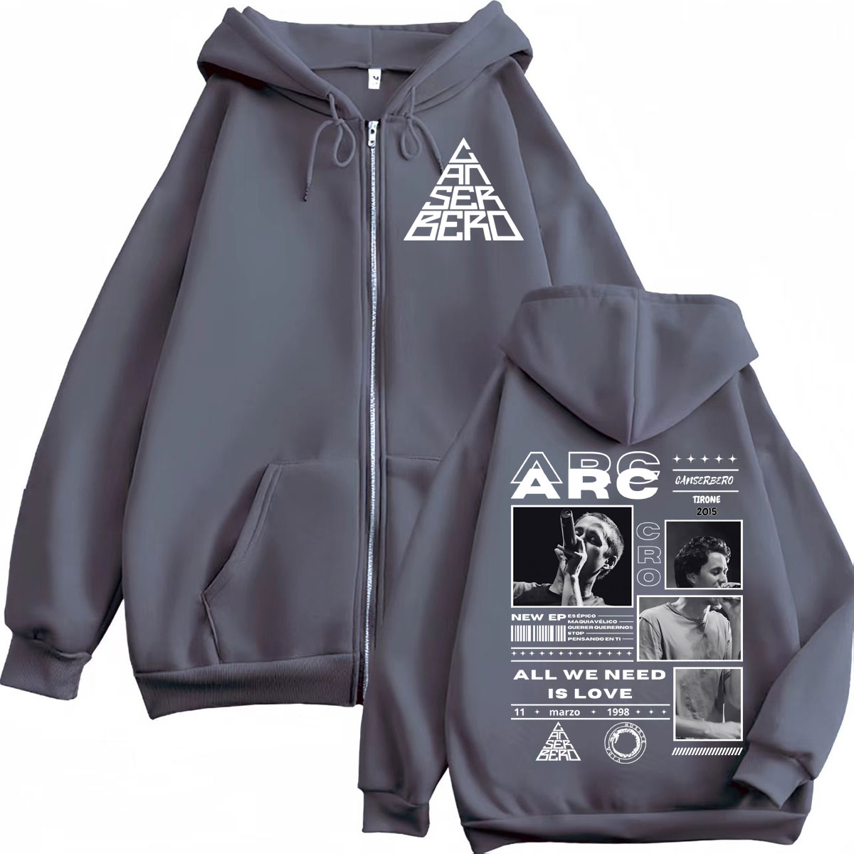 Canserbero All We Need Is Love - Mens Fashion Zip Up Hoodies review and price