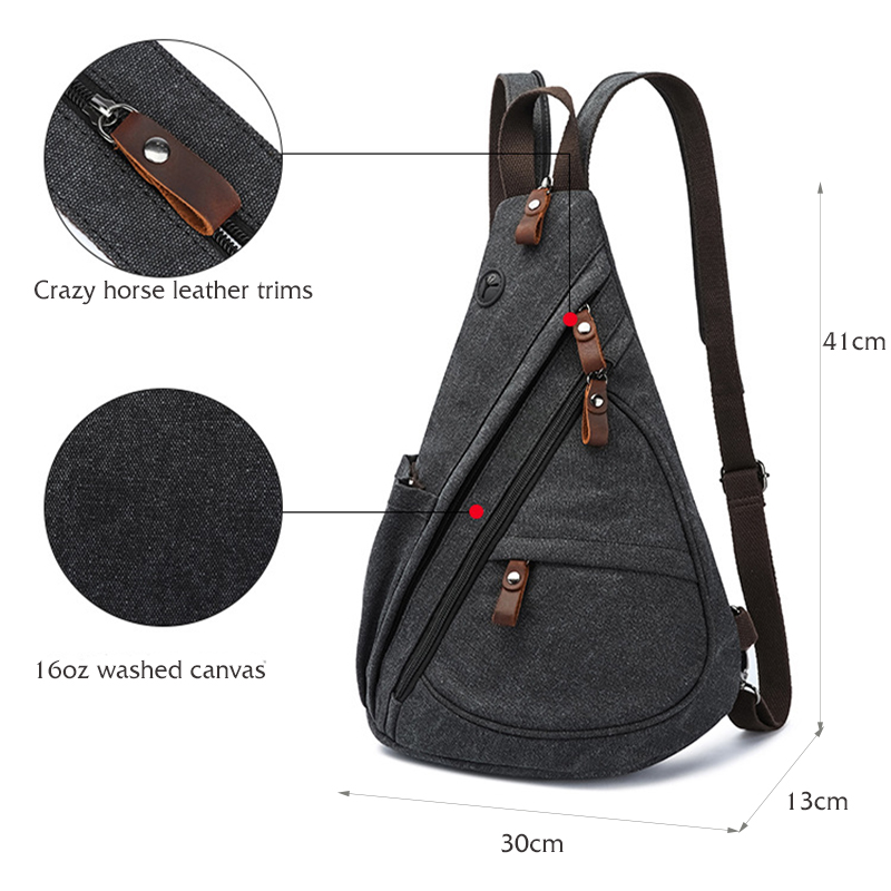 Canvas Sling Bag Convertible C - Mens Fashion Blog review and price